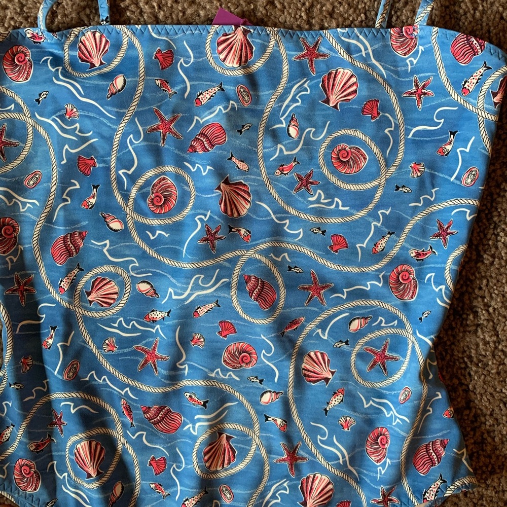 NWT Doen Marbella One piece swimsuit in Liberty solent shores Medium - Picture 6 of 8